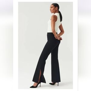 SPANX The Perfect Double Split Pant, Black, NWT, Size Large Tall